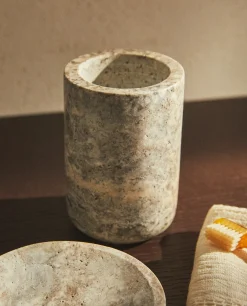 Glasses*ZARA Home Gray Marble Tumbler 4-111