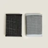 Cleaning*ZARA Home Grey And Black Scrubber (Set Of 2) Steel
