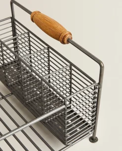 Cleaning*ZARA Home Iron And Acacia Wood Drying Rack Steel
