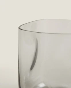 Tumblers*ZARA Home Irregular Glass Tumbler Grey/Blue