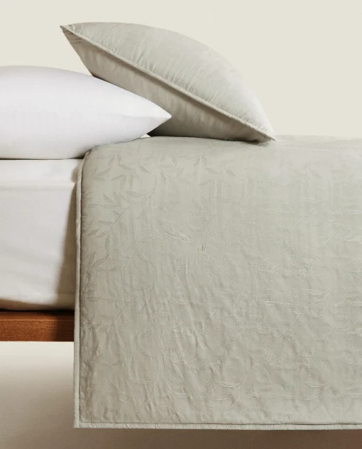 Quilts*ZARA Home Jacquard Quilt Green
