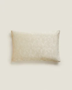 Bedspreads*ZARA Home Jacquard Throw Pillow Cover Natural Colour