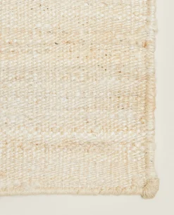 Solid*ZARA Home Jute Rug. Natural Colour