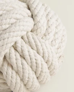 Decorative Accessories*ZARA Home Knotted Doorstop Ecru/Beige