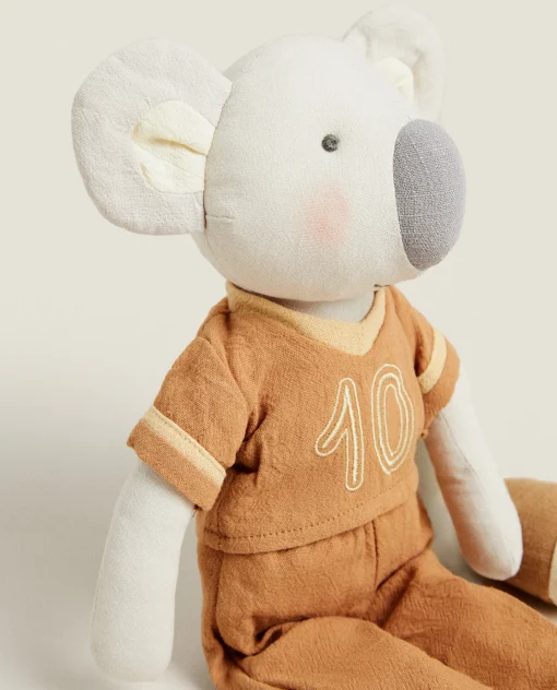 Playing*ZARA Home Koala Rugby Plush Toy Grey