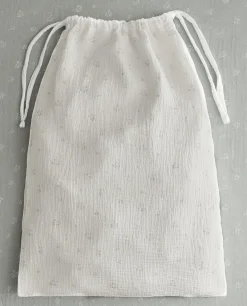 Toiletry Bags*ZARA Home Large Clover Laundry Bag Oyster White