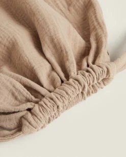 Toiletry Bags*ZARA Home Large Star Print Laundry Bag Taupe