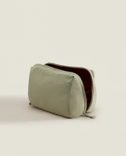 Personalization*ZARA Home Large Technical Fabric Toiletry Bag 1-035