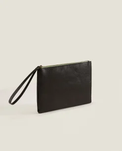 Bags And Toiletry Bags*ZARA Home Leather Clutch Bag 1-040