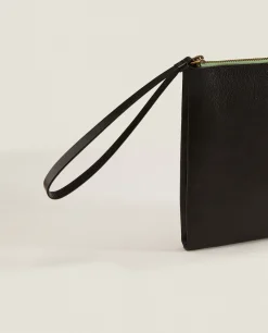 Bags And Toiletry Bags*ZARA Home Leather Clutch Bag 1-040