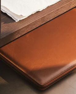 Bags And Toiletry Bags*ZARA Home Leather Tablet And Document Folder 1-105