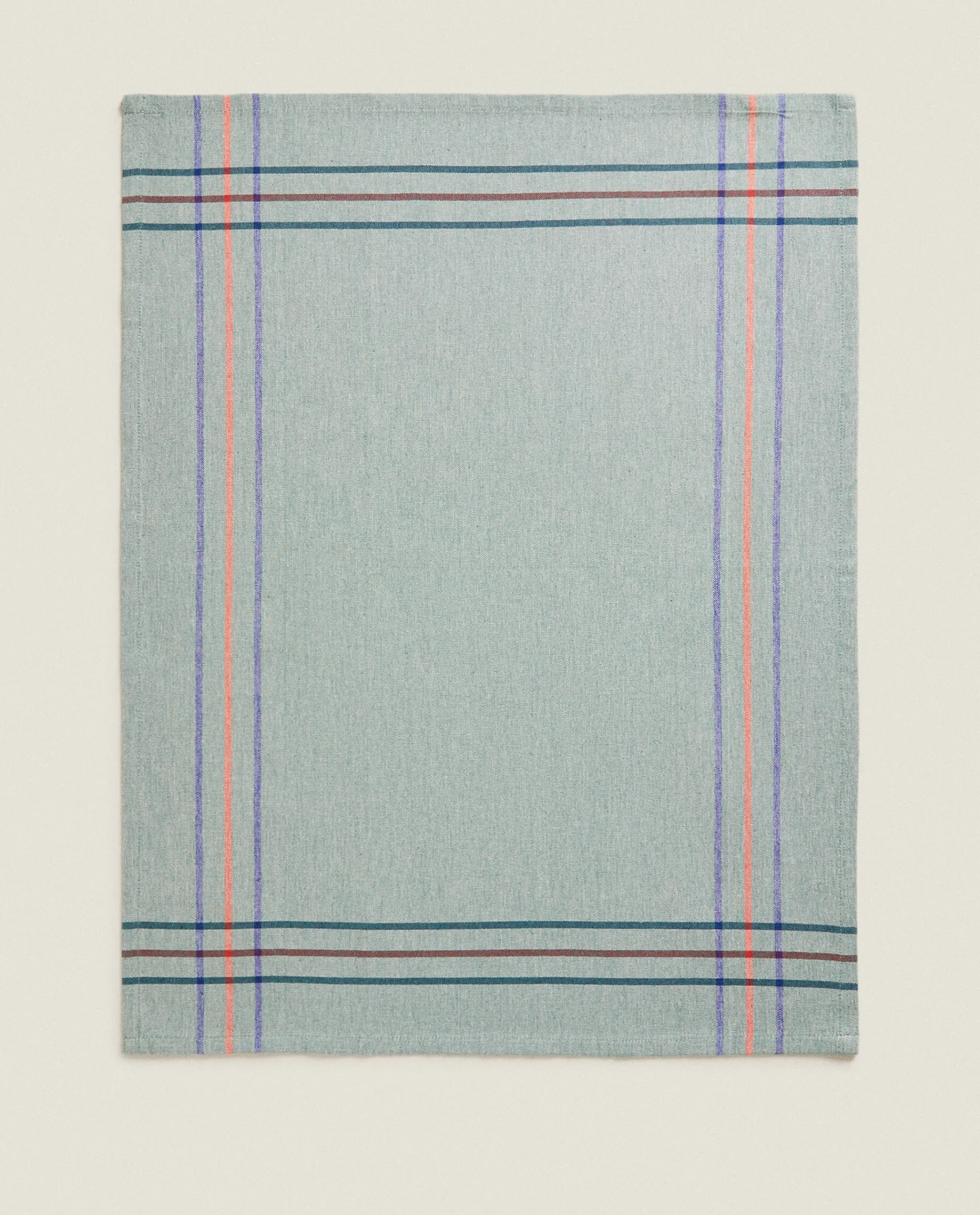 Kitchen Towels, Aprons And Bags*ZARA Home Linen Kitchen Towel (Pack Of 2) Green