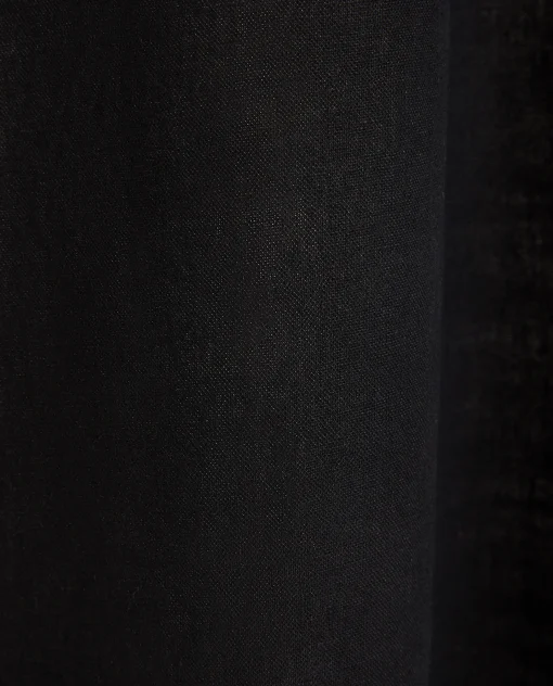Curtains*ZARA Home Linen Overlock Curtain Black
