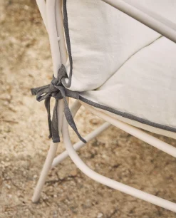 Solid*ZARA Home Linen Seat Cushion White