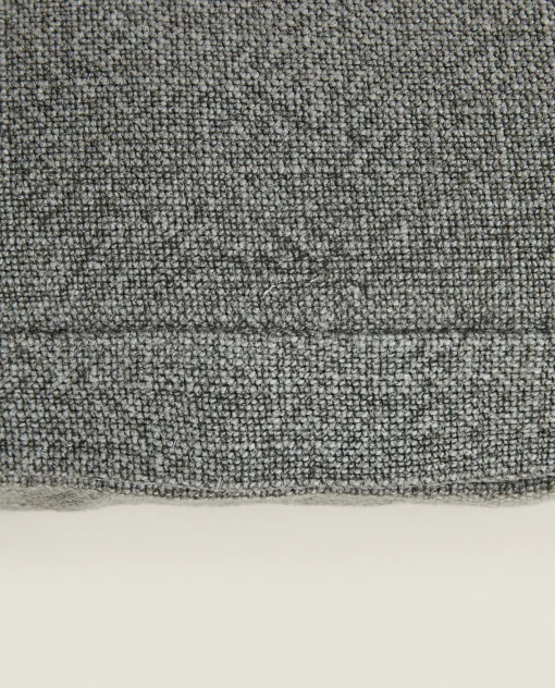 Solid*ZARA Home Linen Throw Pillow Cover Petroleum