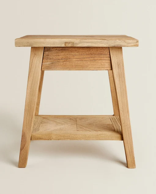 Bedside/Occasional Tables*ZARA Home Little Wooden Table Natural Colour