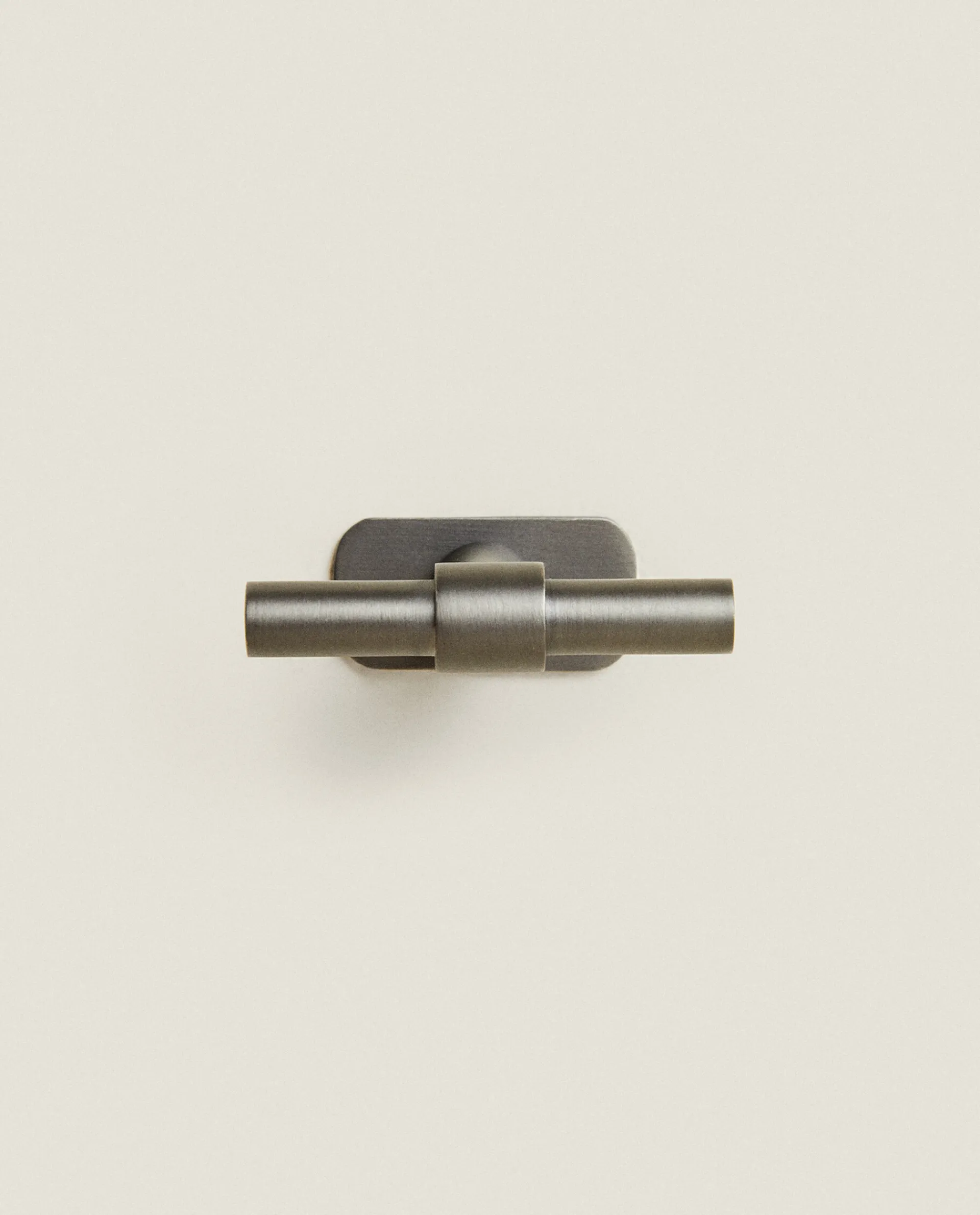 Door Knobs*ZARA Home Long Metal Door Knob (Pack Of 2) Grey