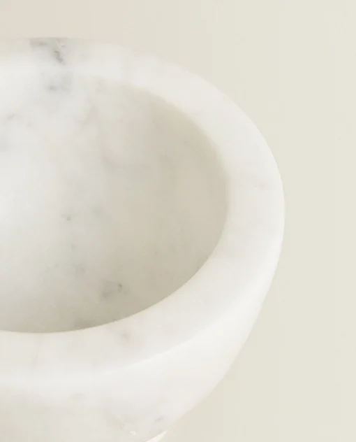 Kitchen Utensils*ZARA Home Marble Pestle And Mortar Yellow