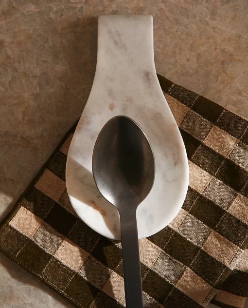 Kitchen Utensils*ZARA Home Marble Spoon Rest Yellow