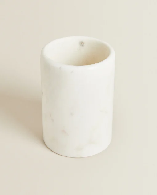 Kitchen Utensils*ZARA Home Marble Utensil Jar Yellow