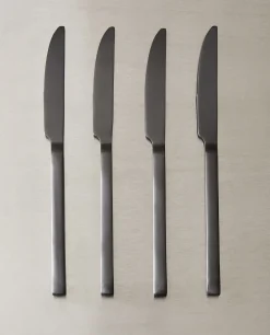 Cutlery*ZARA Home Matte Knives (Pack Of 4) Black