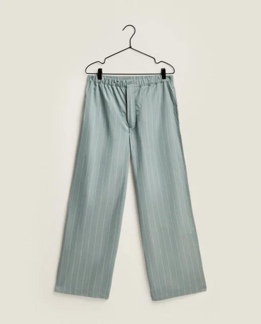 Man*ZARA Home Men'S Striped Bottoms Green