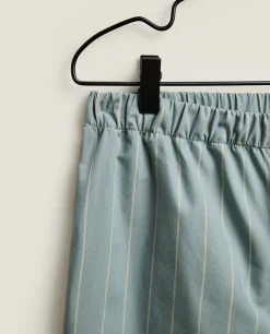 Man*ZARA Home Men'S Striped Bottoms Green