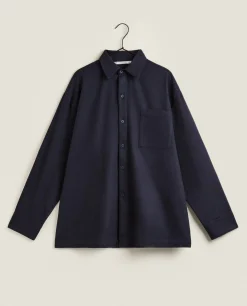 Man*ZARA Home Men'S Twill Shirt Navy