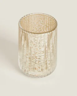 Glasses*ZARA Home Mercurized Glass Tumbler Golden