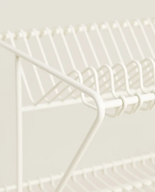 Cleaning*ZARA Home Metal Dish Rack With Tray Cream