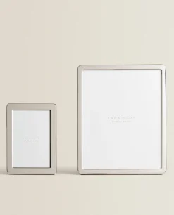 Frames And Canvases*ZARA Home Metal Frame With Rounded Edges Silver