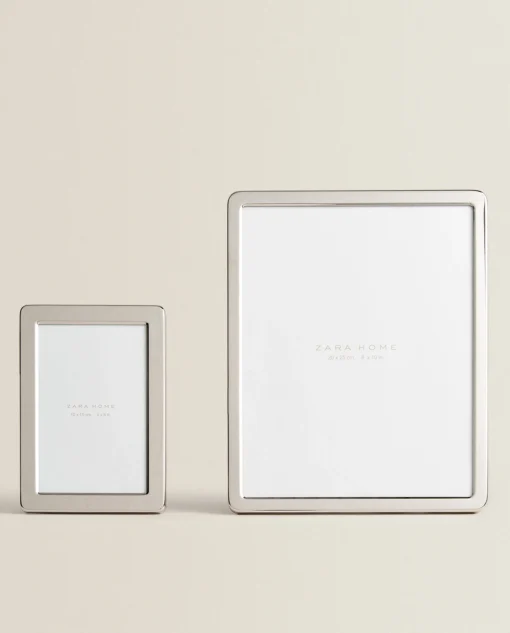 Frames And Canvases*ZARA Home Metal Frame With Rounded Edges Silver