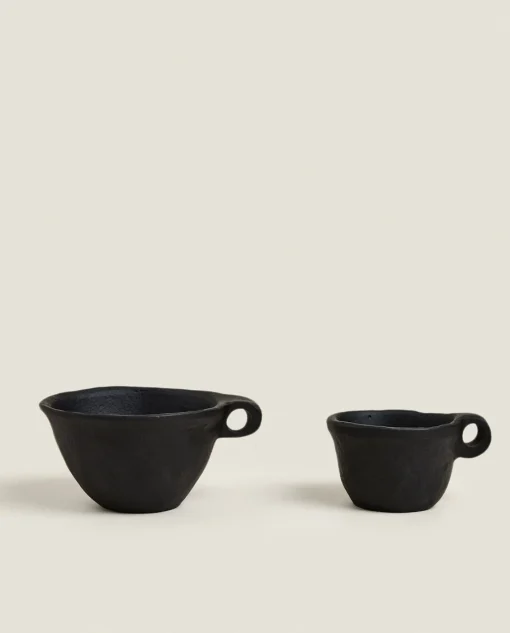 Candlesticks And Tealight Holders*ZARA Home Metallic Tealight Holder Black