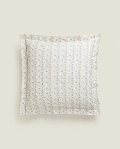 Pillowcases*ZARA Home Mini Floral Print Pillowcase Oyster White