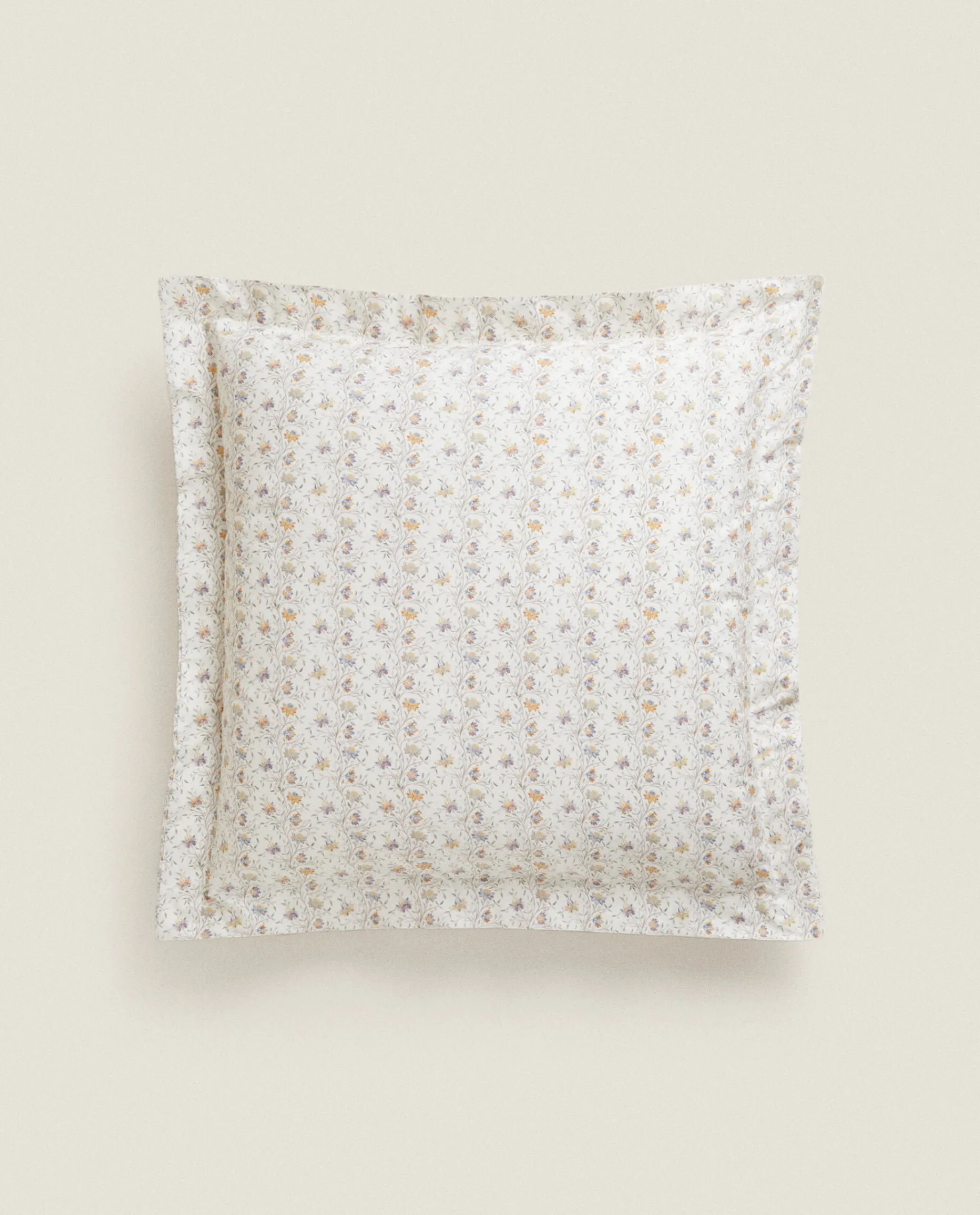 Pillowcases*ZARA Home Mini Floral Print Pillowcase Oyster White