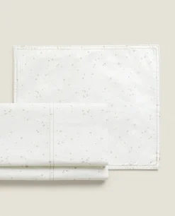 Crib Bedding*ZARA Home Moon And Star Flat Sheet Set Taupe
