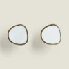 Door Knobs*ZARA Home Mother-Of-Pearl Effect Door Knob (Pack Of 2) White