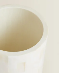 Glasses*ZARA Home Mother-Of-Pearl Tumbler White