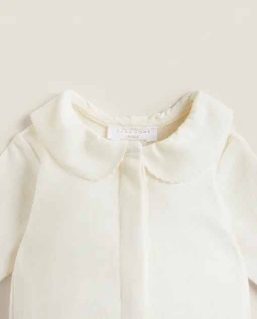 Clothing And Footwear*ZARA Home Newborn Set With Trim Cream