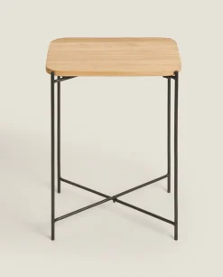 Bedside/Occasional Tables*ZARA Home Oak Side Table Black