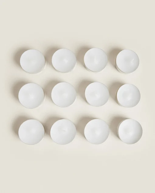 Candles*ZARA Home Pack Of 12 Candles 4-581