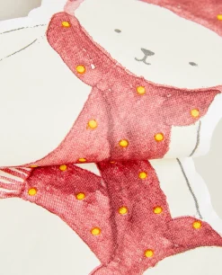 Kids*ZARA Home Pack Of Children'S Paper Napkins With Christmas Bunny Rabbit Multicolored