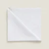 Dining*ZARA Home Pack Of Christmas Glittery Floral Jacquard Napkins Golden