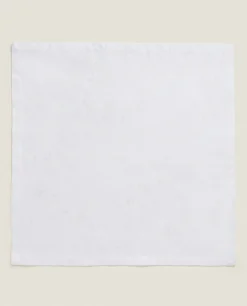 Dining*ZARA Home Pack Of Christmas Glittery Floral Jacquard Napkins Golden