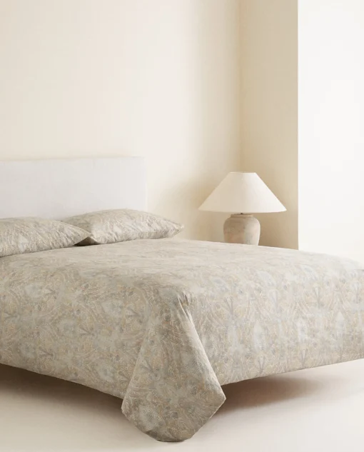 Duvet Covers*ZARA Home Paisley-Print Duvet Cover Grey/Blue