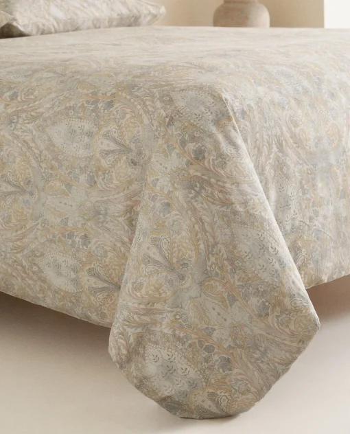 Duvet Covers*ZARA Home Paisley-Print Duvet Cover Grey/Blue