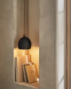 Lamps & Lighting*ZARA Home Papier-Mache Ceiling Lamp Black