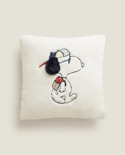 Throw Pillows*ZARA Home Peanuts™ Faux Fur Throw Pillow Cover Multicolored
