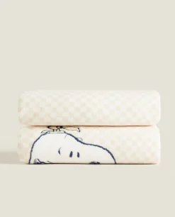 Blankets*ZARA Home Peanuts™ Faux Shearling Blanket Multicolored