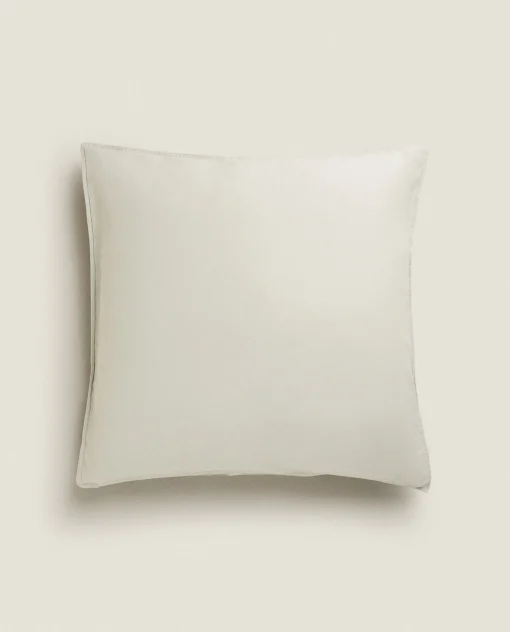 Pillowcases*ZARA Home Pillowcase With Double Topstitching Butter Yellow